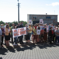 Protest w Blizanowie