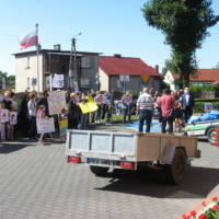 Protest w Blizanowie